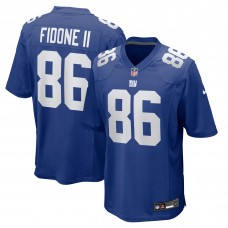 New York Giants Thomas Fidone II Nike Royal Team Game Jersey New York Giants Thomas Fidone II Nike Royal Team Game Jersey