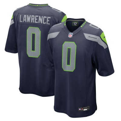 Seattle Seahawks DeMarcus Lawrence Nike College Navy Team Game Jersey
