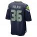 Seattle Seahawks George Holani Nike College Navy Team Game Jersey
