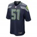 Seattle Seahawks Jared Ivey Nike College Navy Team Game Jersey
