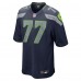 Seattle Seahawks Bryce Cabeldue Nike College Navy Team Game Jersey