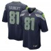 Seattle Seahawks Eric Saubert Nike College Navy Team Game Jersey
