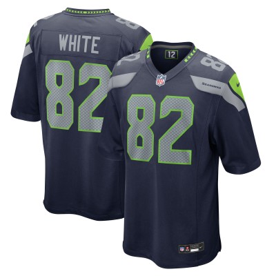 Seattle Seahawks Cody White Nike College Navy Team Game Jersey