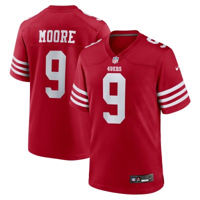 San Francisco 49ers Skyy Moore Nike Scarlet Team Game Jersey