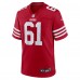 San Francisco 49ers Matt Hennessy Nike Scarlet Team Game Jersey
