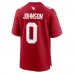 Arizona Cardinals Will Johnson Nike Cardinal Team Game Jersey