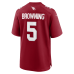 Джерси Arizona Cardinals Baron Browning Nike Cardinal Team Game