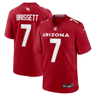 Arizona Cardinals Jacoby Brissett Nike Cardinal Team Game Jersey
