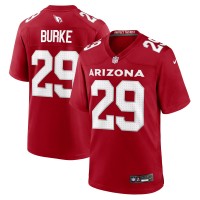 Arizona Cardinals Denzel Burke Nike Cardinal Team Game Jersey