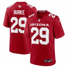 Arizona Cardinals Denzel Burke Nike Cardinal Team Game Jersey