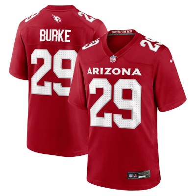 Arizona Cardinals Denzel Burke Nike Cardinal Team Game Jersey