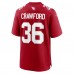 Arizona Cardinals Kitan Crawford Nike Cardinal Team Game Jersey