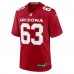 Arizona Cardinals Evan Brown Nike Cardinal Team Game Jersey