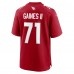 Arizona Cardinals Jon Gaines II Nike Cardinal Team Game Jersey