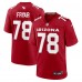 Arizona Cardinals Josh Fryar Nike Cardinal Team Game Jersey