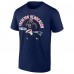 New England Patriots TreVeyon Henderson Navy Player Illustrative Pack T-Shirt