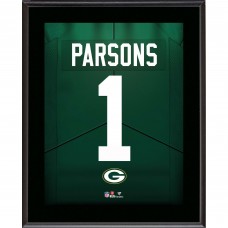 Micah Parsons Green Bay Packers Fanatics Authentic 10.5 x 13 Jersey Number Sublimated Player Plaque