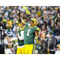 Micah Parsons Green Bay Packers Unsigned Fanatics Authentic 2025 Week 1 First Sack With Packers Photograph