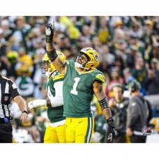 Micah Parsons Green Bay Packers Unsigned Fanatics Authentic 2025 Week 1 First Sack With Packers Photograph