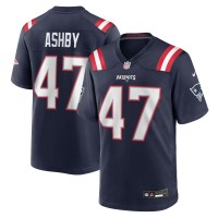 New England Patriots Julian Ashby Nike Navy Team Game Jersey