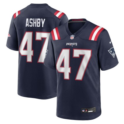 New England Patriots Julian Ashby Nike Navy Team Game Jersey