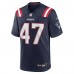 New England Patriots Julian Ashby Nike Navy Team Game Jersey