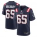 New England Patriots Garrett Bradbury Nike Navy Team Game Jersey