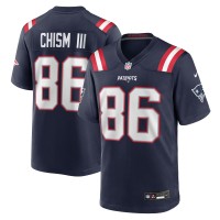 New England Patriots Efton Chism III Nike Navy Team Game Jersey