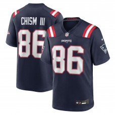 New England Patriots Efton Chism III Nike Navy Team Game Jersey
