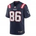 New England Patriots Efton Chism III Nike Navy Team Game Jersey