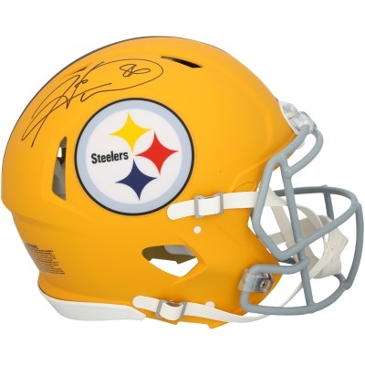 Hines Ward Pittsburgh Steelers Autographed Fanatics Authentic Riddell 2025 Alternate Speed Authentic Helmet