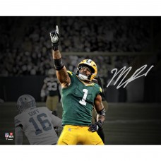 Micah Parsons Green Bay Packers Autographed Fanatics Authentic 16 x 20 First Packers Sack Spotlight Photograph