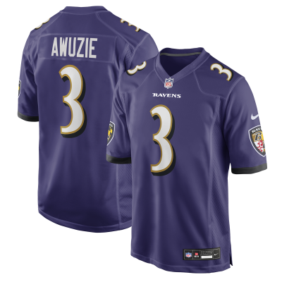 Джерси Baltimore Ravens Chidobe Awuzie Nike Purple Team Game