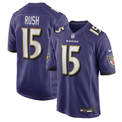 Джерси Baltimore Ravens Cooper Rush Nike Purple Team Game