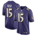 Джерси Baltimore Ravens Cooper Rush Nike Purple Team Game Джерси Baltimore Ravens Cooper Rush Nike Purple Team Game