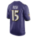 Джерси Baltimore Ravens Cooper Rush Nike Purple Team Game