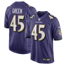 Джерси Baltimore Ravens Mike Green Nike Purple Team Game Джерси Baltimore Ravens Mike Green Nike Purple Team Game