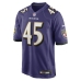 Джерси Baltimore Ravens Mike Green Nike Purple Team Game
