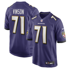 Джерси Baltimore Ravens Carson Vinson Nike Purple Team Game Джерси Baltimore Ravens Carson Vinson Nike Purple Team Game
