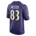 Джерси Baltimore Ravens LaJohntay Wester Nike Purple Team Game