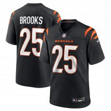 Cincinnati Bengals Tahj Brooks Nike Black Team Game Jersey