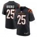 Cincinnati Bengals Tahj Brooks Nike Black Team Game Jersey