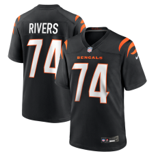 Джерси Cincinnati Bengals Jalen Rivers Nike Black Team Game Джерси Cincinnati Bengals Jalen Rivers Nike Black Team Game