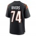Cincinnati Bengals Jalen Rivers Nike Black Team Game Jersey