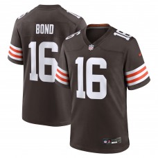 Cleveland Browns Isaiah Bond Nike Brown Team Game Jersey