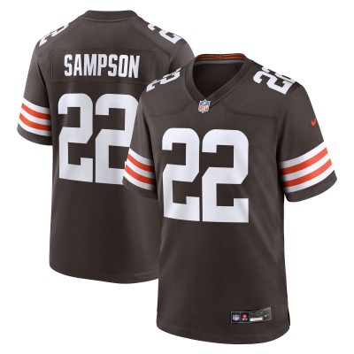 Cleveland Browns Dylan Sampson Nike Brown Team Game Jersey
