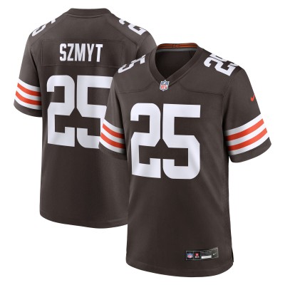 Cleveland Browns Andre Szmyt Nike Brown Team Game Jersey