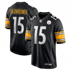 Pittsburgh Steelers Ben Skowronek Nike Black Team Game Jersey