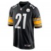 Pittsburgh Steelers Chuck Clark Nike Black Team Game Jersey