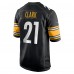 Pittsburgh Steelers Chuck Clark Nike Black Team Game Jersey